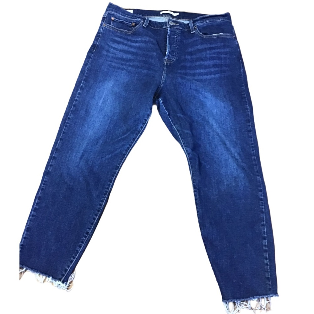 Levi’s Wedgie Skinny Button Fly Ankle Jeans, Plus